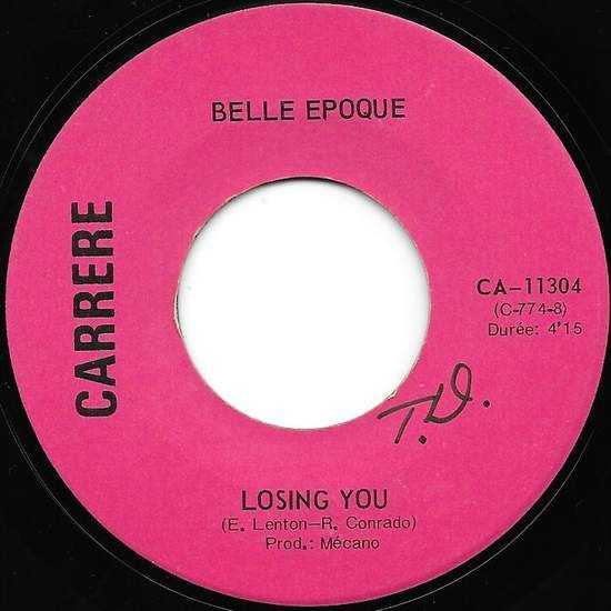 Acheter disque vinyle Belle Epoque Miss Broadway / Losing You a vendre
